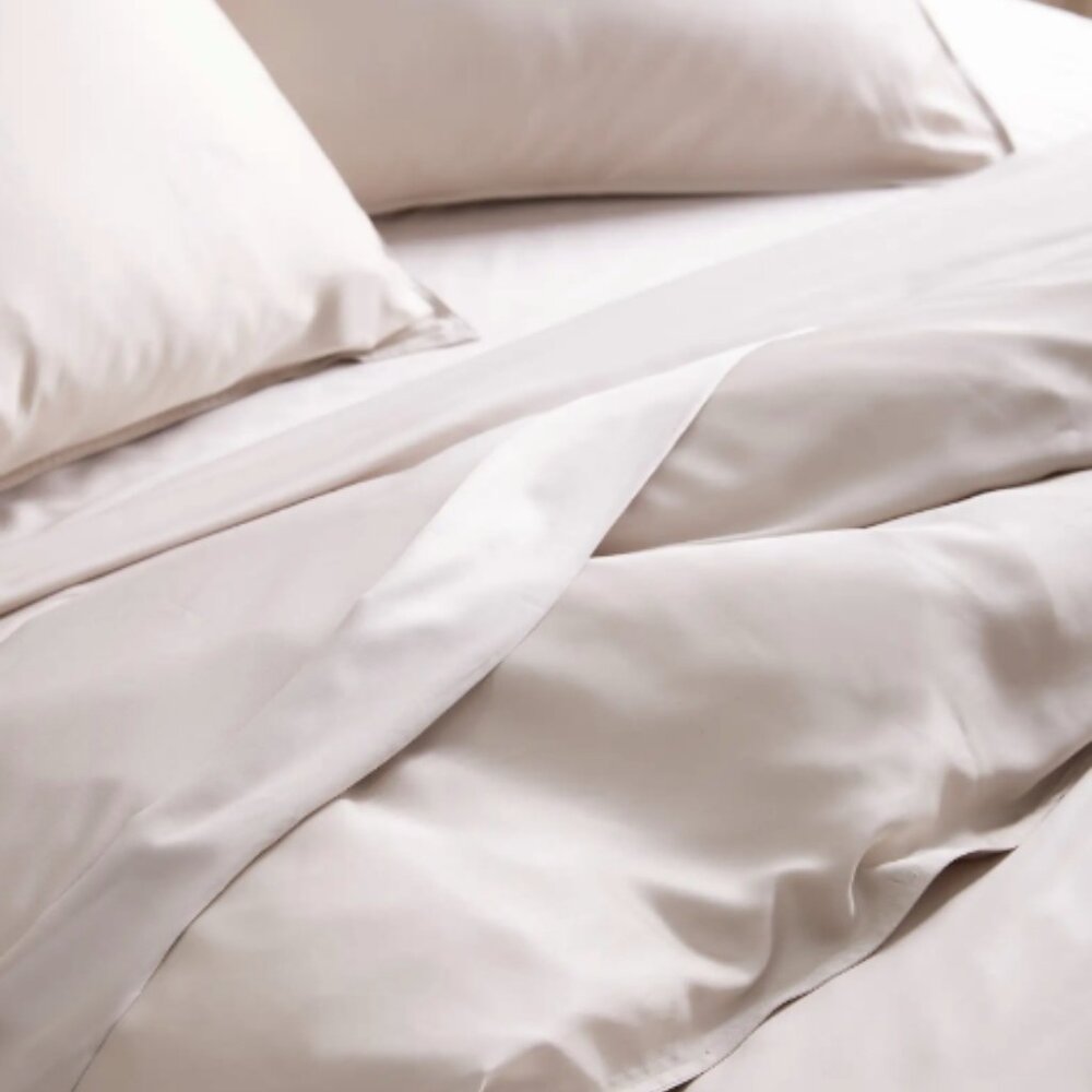 NWT Quince Bamboo Duvet Cover Set - Sand - Picture 4 of 6